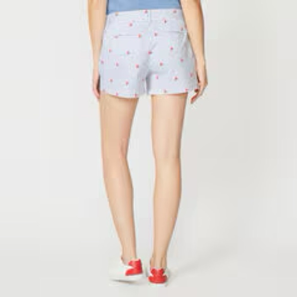 Nautica Blue and White Striped Women's Shorts - Picture 3 of 4